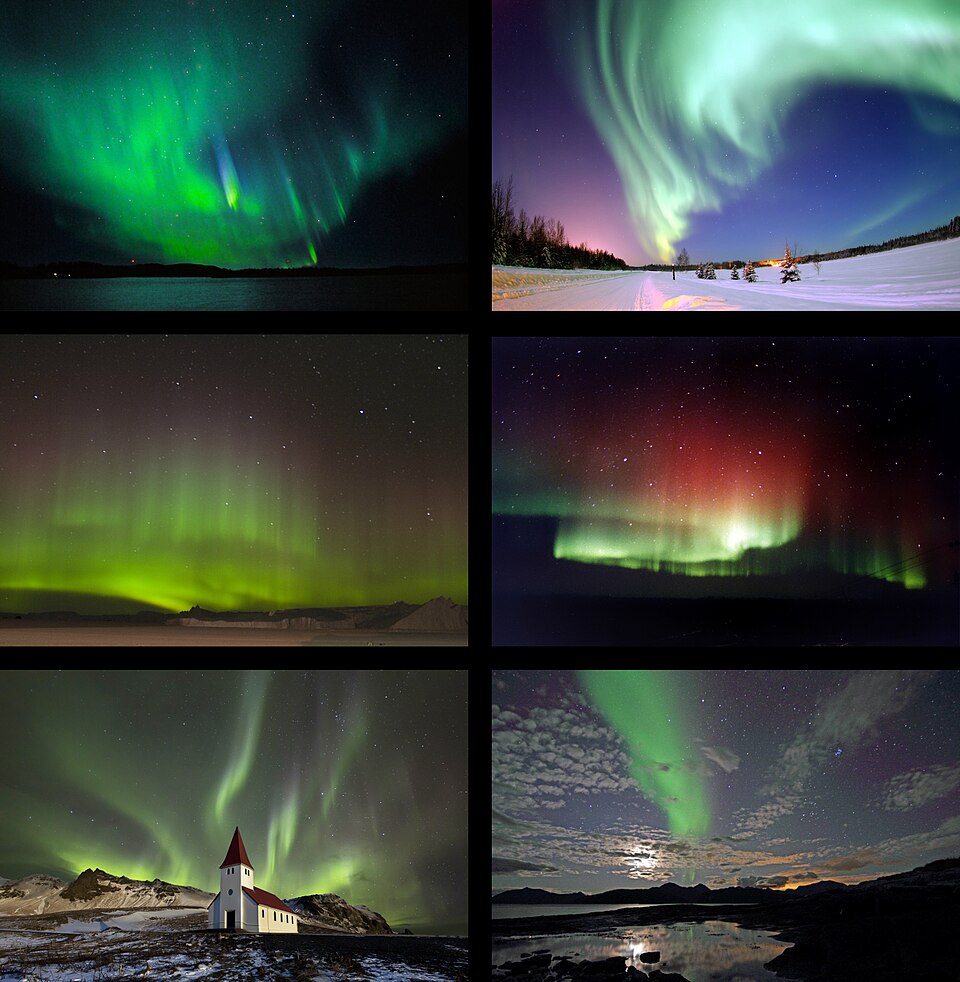 Aurora Borealis and Australis Poster